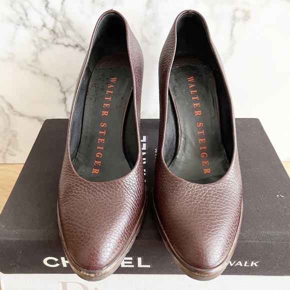 Walter Steiger Brown Leather Heels - Picture 5 of 11